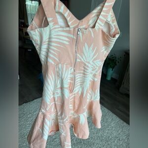 Flying Tomato Large Palm Leaf Dress Size M